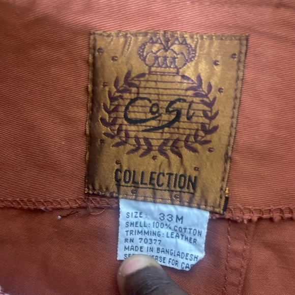 Women's Brown vintage pleated Straight Leg Pants - Picture 6 of 6